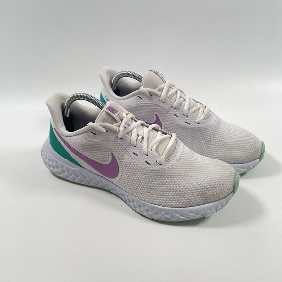 Nike Revolution 5 Womens Running Shoes BQ3207-111 White Sneakers Size 10.5 - Picture 2 of 12